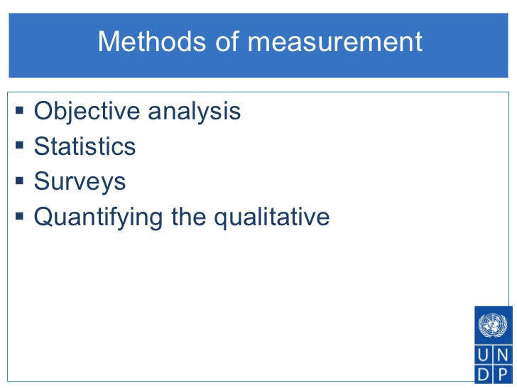Qualitative measures examples