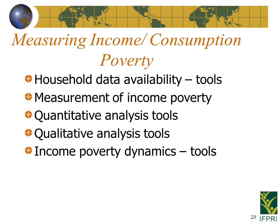 Qualitative Measurement Of Poverty